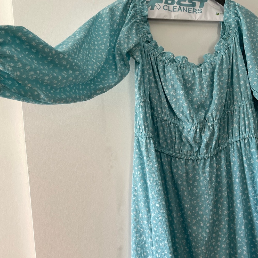 Divided - H&M Off the shoulder long sleeve maxi dress